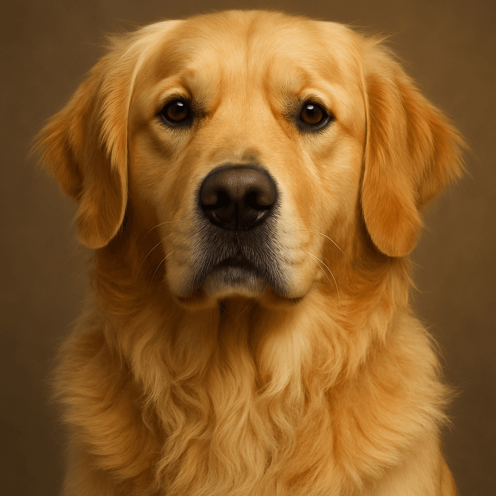 Ritratto di un Golden Retriever maschio