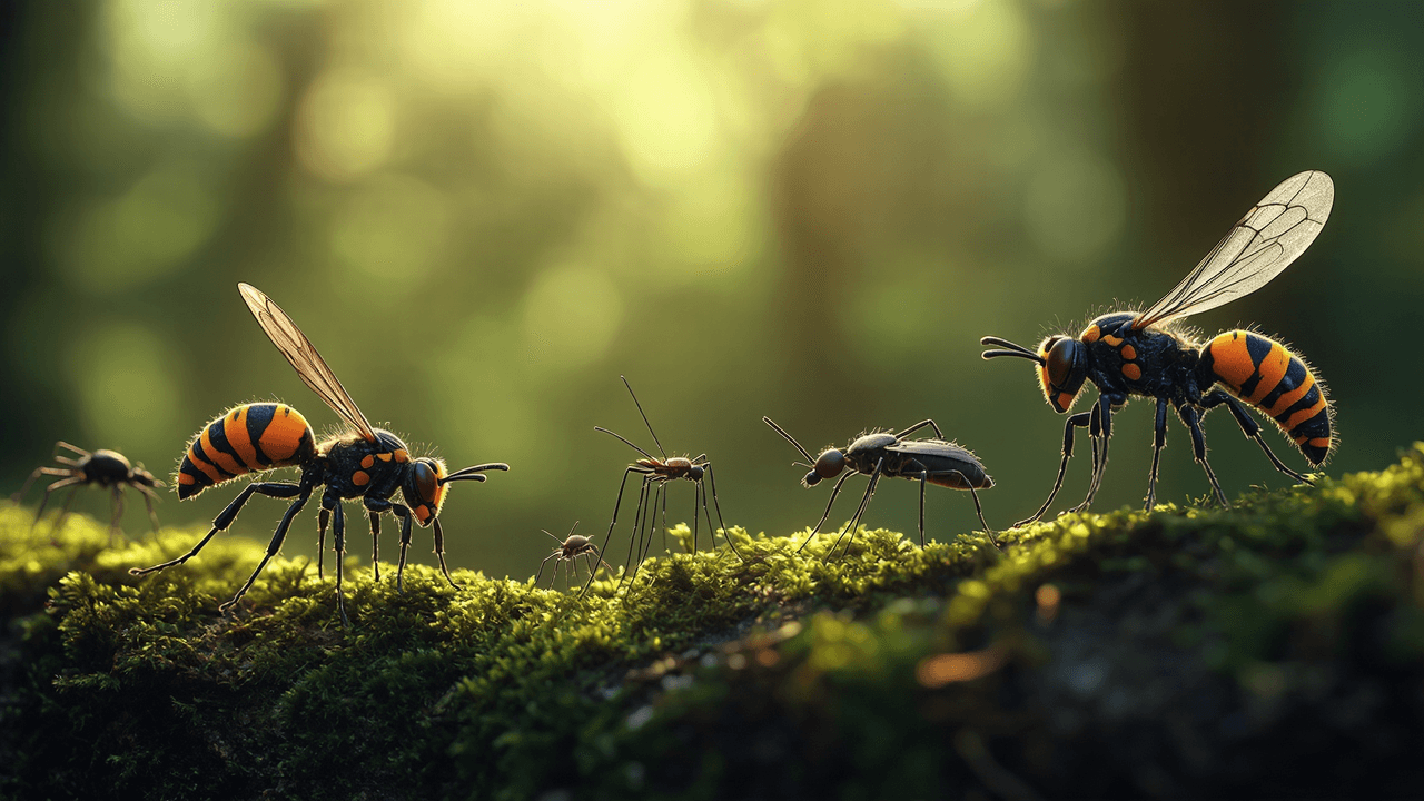 Cane che viene esaminato dal veterinario dopo una puntura di insetto