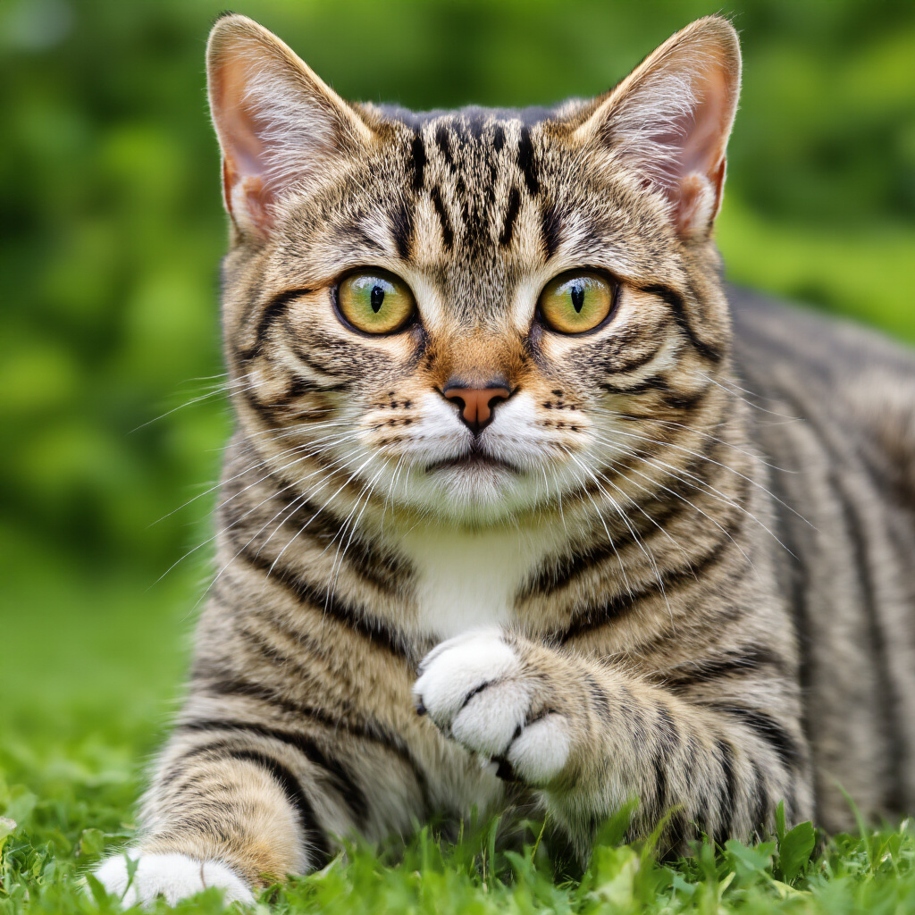 American Shorthair tigrato che gioca con un giocattolo colorato